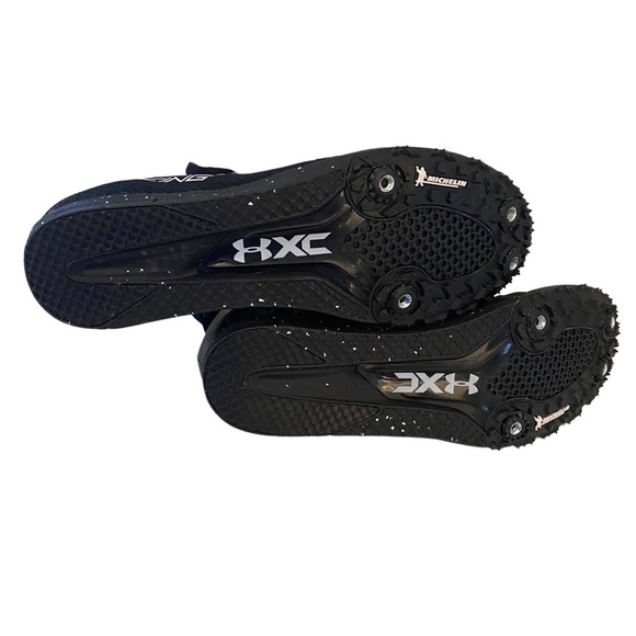 Nwot Under Armor Charged Bandit XC Spikeless Track Racing Shoe Black size 8 1/2 - Picture 7 of 12